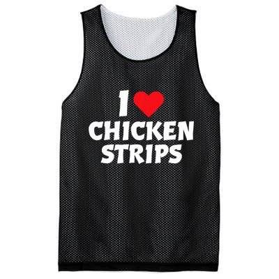 I Love Chicken Strips Crispy Chicken Fingers Fast Food Lover  Mesh Reversible Basketball Jersey Tank