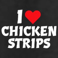 I Love Chicken Strips Crispy Chicken Fingers Fast Food Lover  25L Jumbo Tote