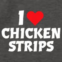 I Love Chicken Strips Crispy Chicken Fingers Fast Food Lover  Vector Backpack
