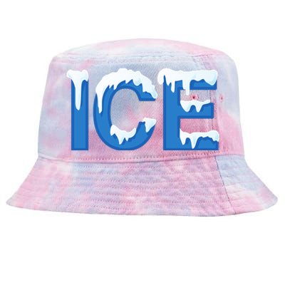 Ice Logo Costume Tie-Dyed Bucket Hat