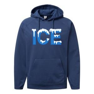 Ice Logo Costume Performance Fleece Hoodie