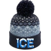 Ice Logo Costume The Baniff Cuffed Pom Beanie