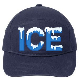 Ice Logo Costume 7-Panel Snapback Hat