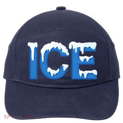 Ice Logo Costume 7-Panel Snapback Hat