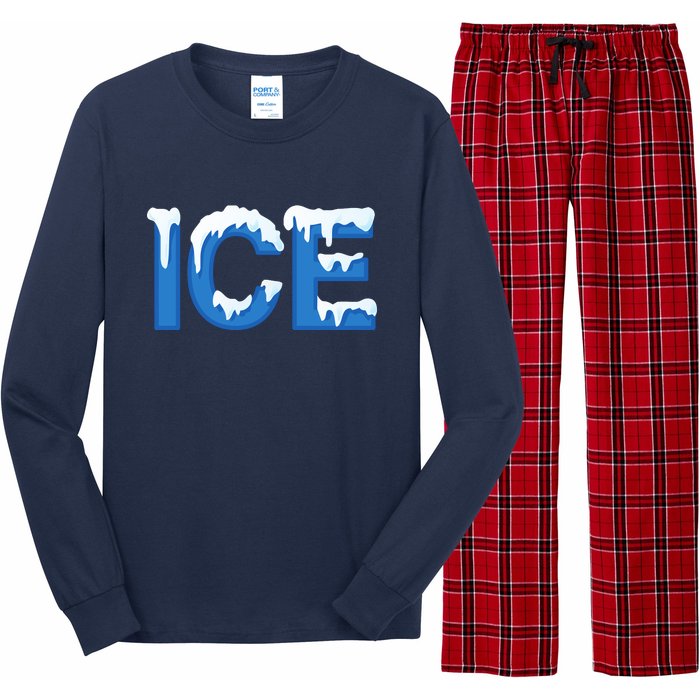 Ice Logo Costume Long Sleeve Pajama Set