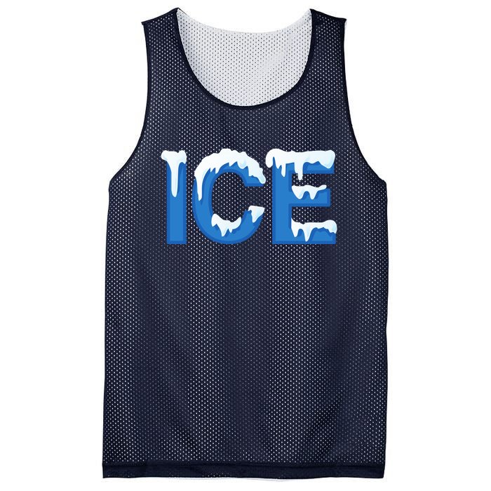 Ice Logo Costume Mesh Reversible Basketball Jersey Tank