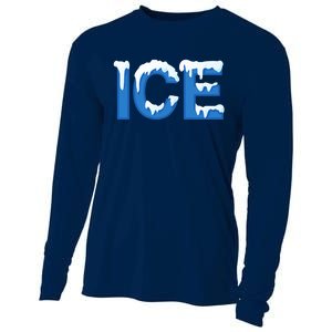 Ice Logo Costume Cooling Performance Long Sleeve Crew