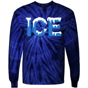 Ice Logo Costume Tie-Dye Long Sleeve Shirt