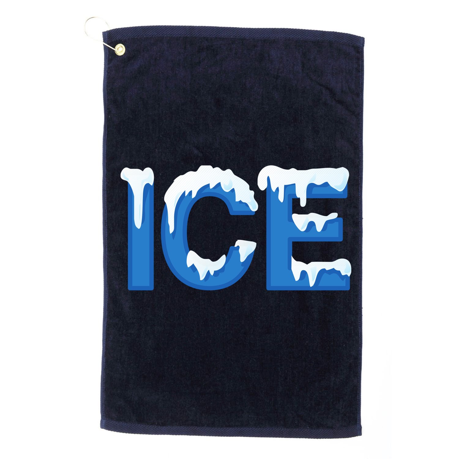 Ice Logo Costume Golf Towel