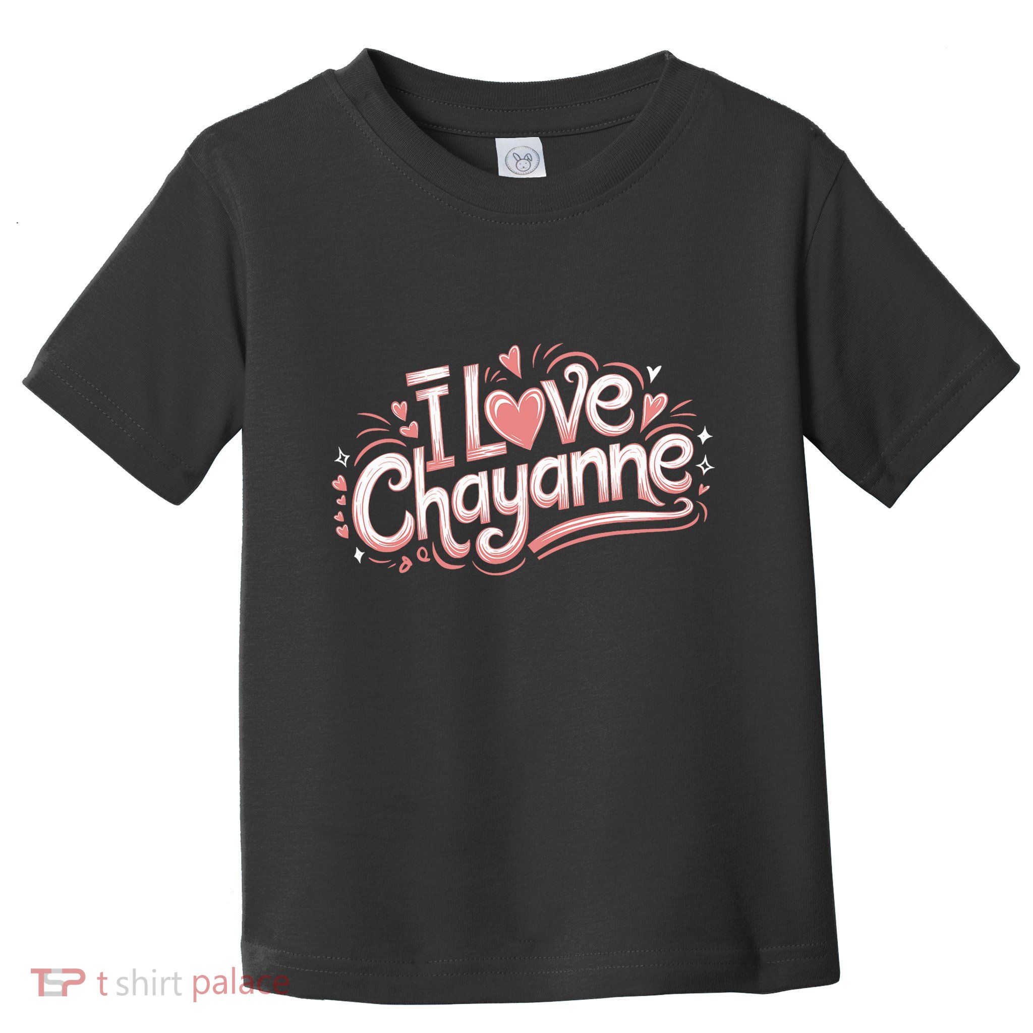 I Love Chayanne Girlfriend Boyfriend Couples First Name Toddler T-Shirt