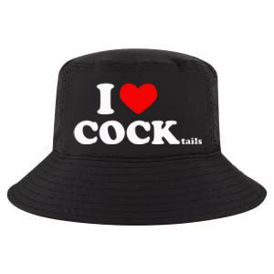 I Love Cocktails I Heart Cocktail Funny Drinking Party Cool Comfort Performance Bucket Hat