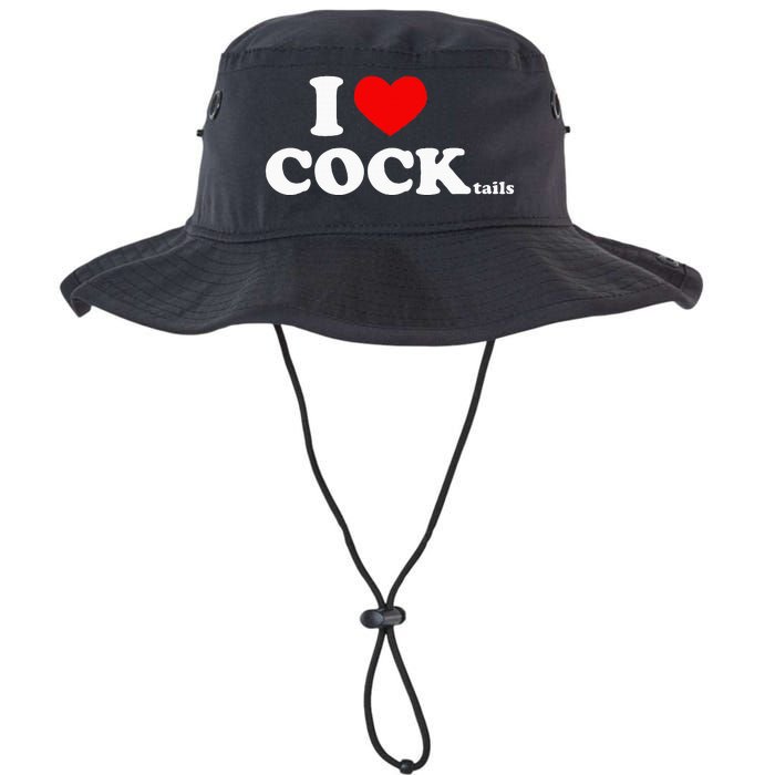 I Love Cocktails I Heart Cocktail Funny Drinking Party Legacy Cool Fit Booney Bucket Hat