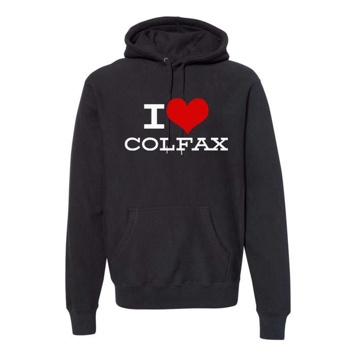 I Love Colfax Colorado Premium Hoodie