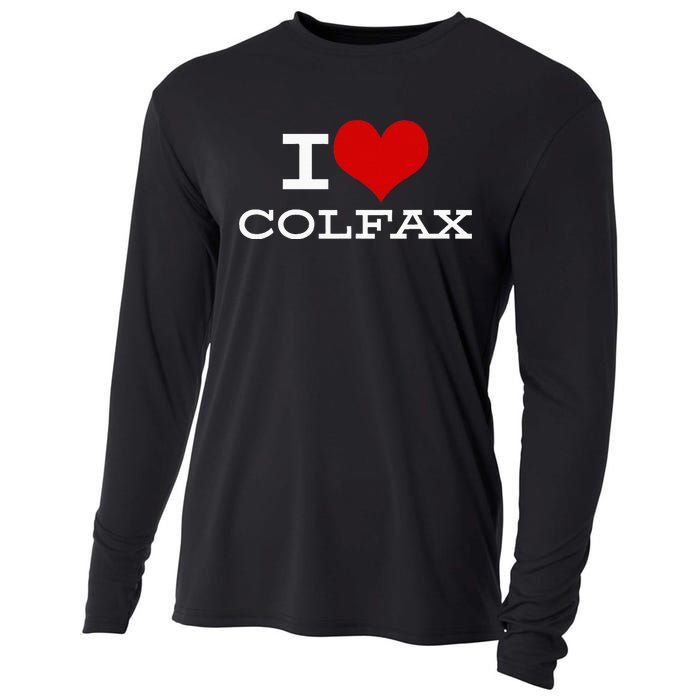 I Love Colfax Colorado Cooling Performance Long Sleeve Crew