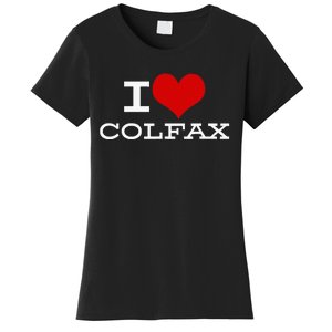 I Love Colfax Colorado Women's T-Shirt