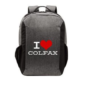 I Love Colfax Colorado Vector Backpack