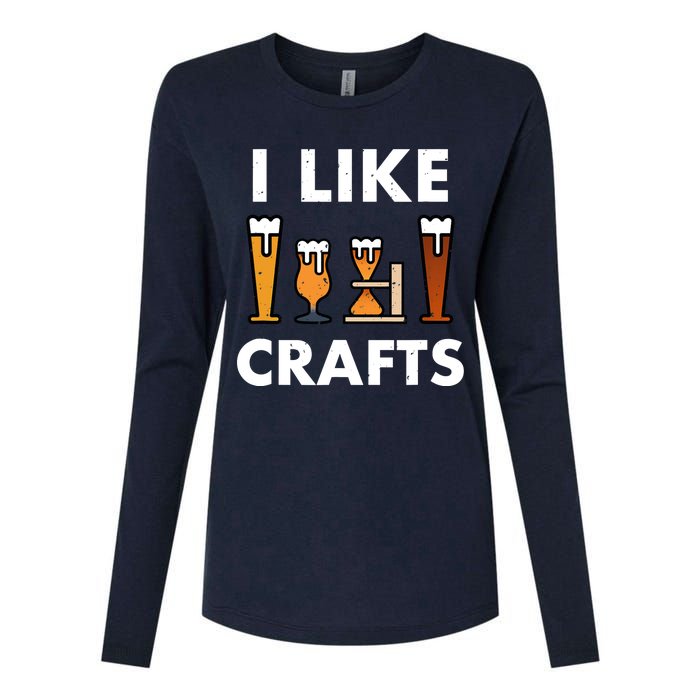 I Like Crafts Beer for crafts beer lover Womens Cotton Relaxed Long Sleeve T-Shirt