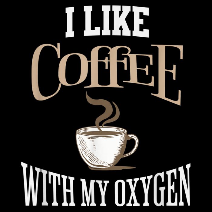 I Like Coffee With My Oxygen Coffee Quote For Coffee Lovers Baby Bodysuit