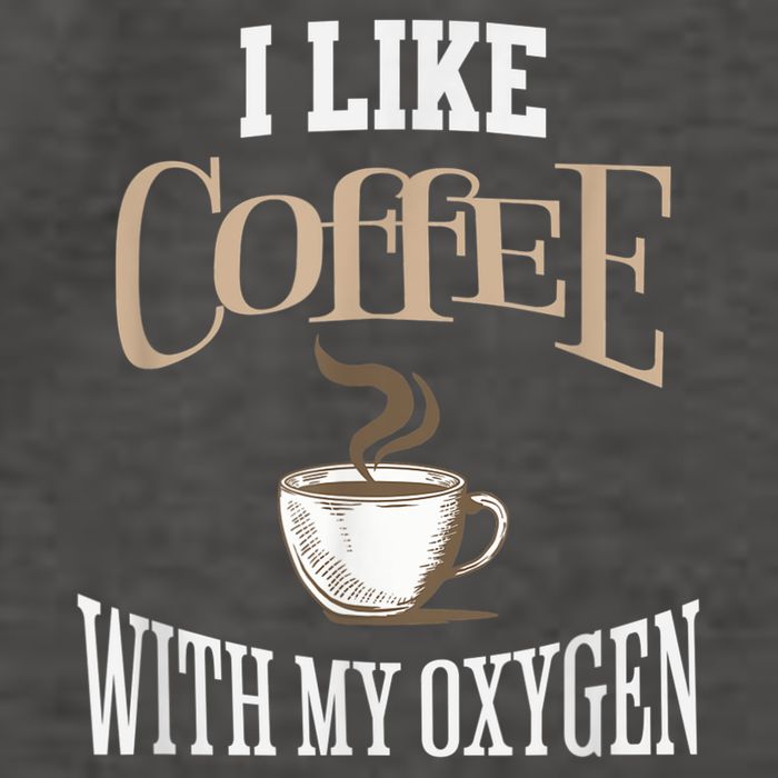 I Like Coffee With My Oxygen Coffee Quote For Coffee Lovers Vector Backpack
