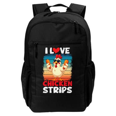 I Love Chicken Strips Crispy Chicken Fingers Fast Food Backpack