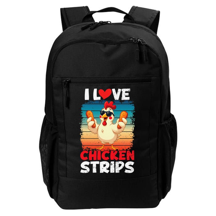 I Love Chicken Strips Crispy Chicken Fingers Fast Food Backpack