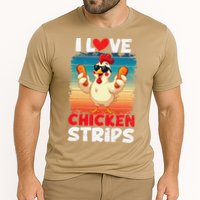 I Love Chicken Strips Crispy Chicken Fingers Fast Food Cooling Performance Crew T-Shirt