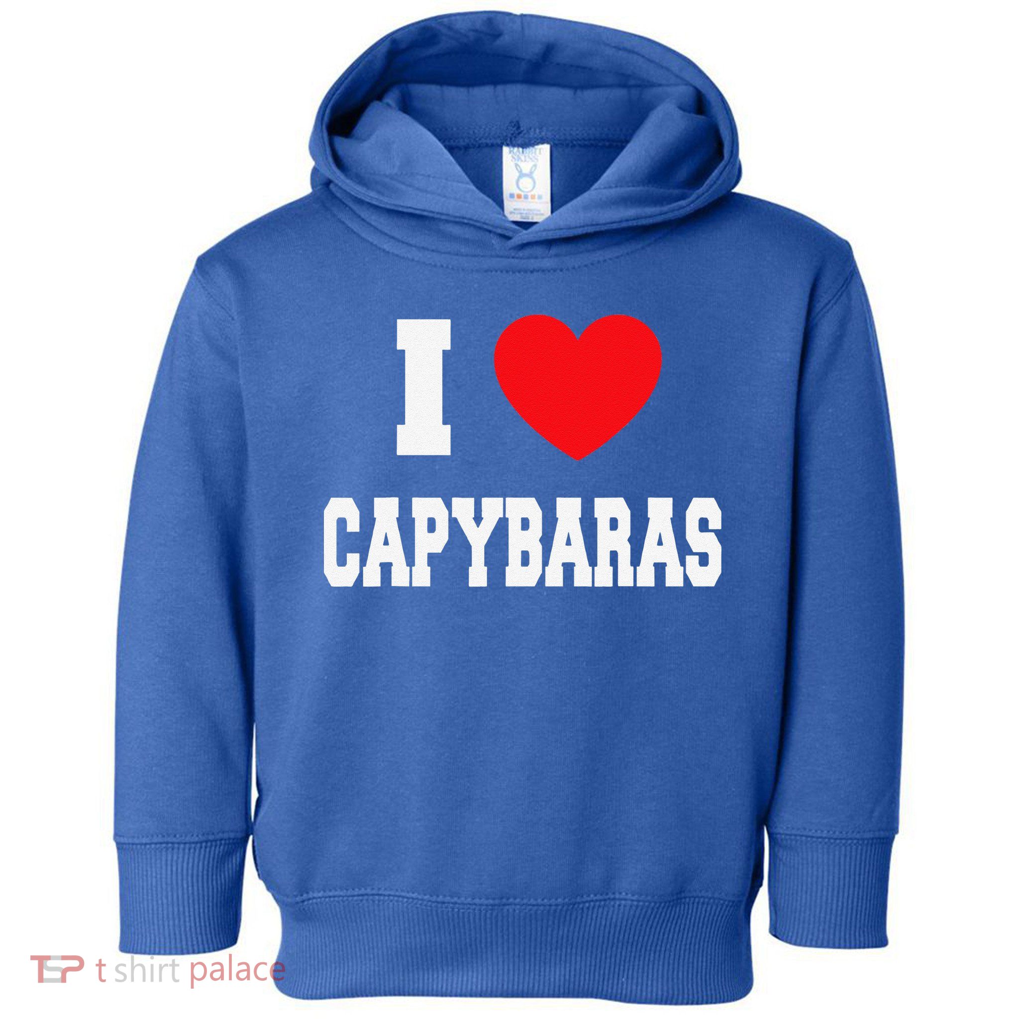 I Love Capybaras Toddler Hoodie