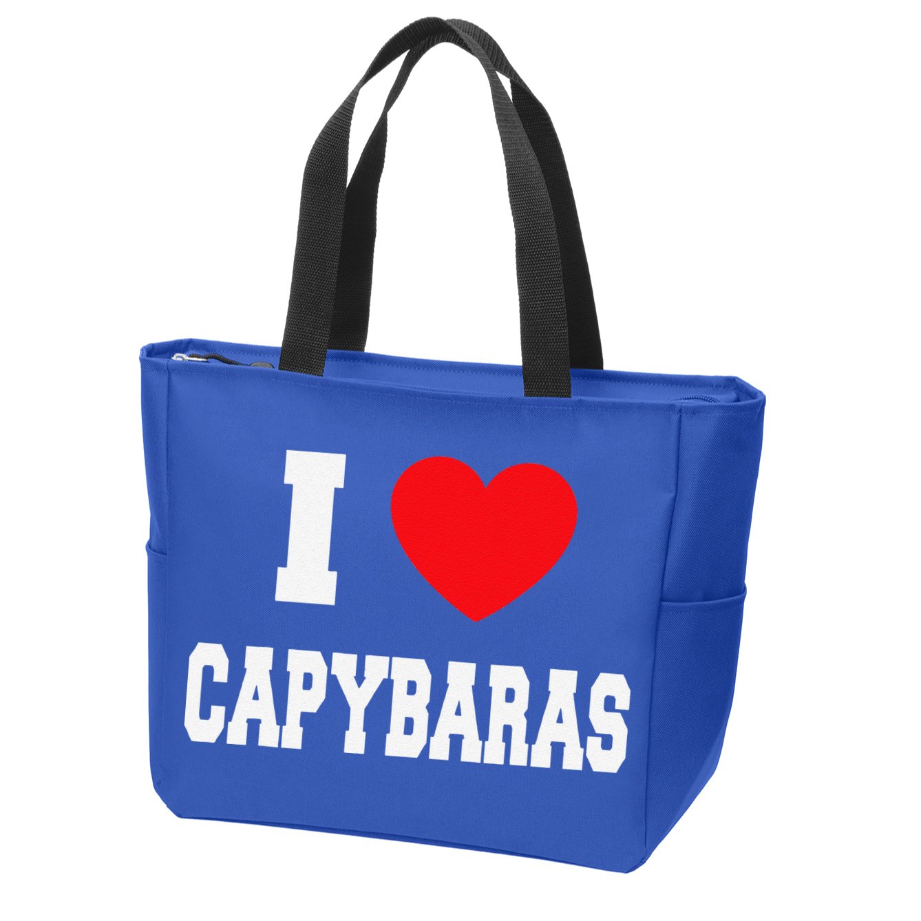 I Love Capybaras Zip Tote Bag