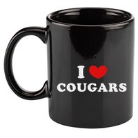 I Love Cougars I Heart Cougars 11oz C Handle Ceramic Mug