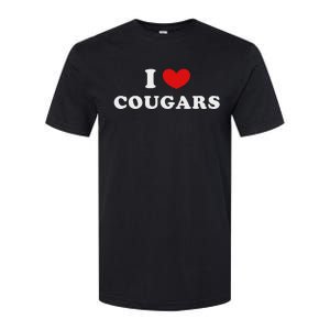 I Love Cougars I Heart Cougars Softstyle CVC T-Shirt