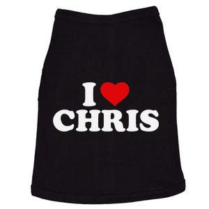 I Love Chris Doggie Tank