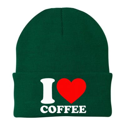 I Love Coffee Knit Cap Winter Beanie