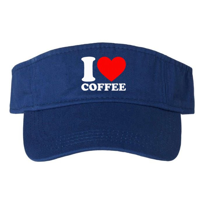 I Love Coffee Valucap Bio-Washed Visor