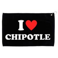 I Love Chipotle I Love Heart Chipotle Grommeted Golf Towel