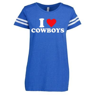 I Love Cow Enza Ladies Jersey Football T-Shirt