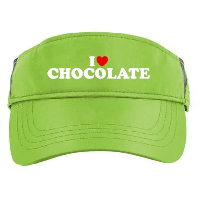 I Love Chocolate Heart Adult Drive Performance Visor