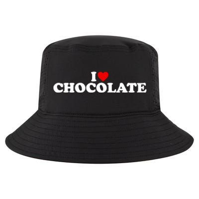 I Love Chocolate Heart Cool Comfort Performance Bucket Hat