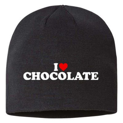 I Love Chocolate Heart Sustainable Beanie