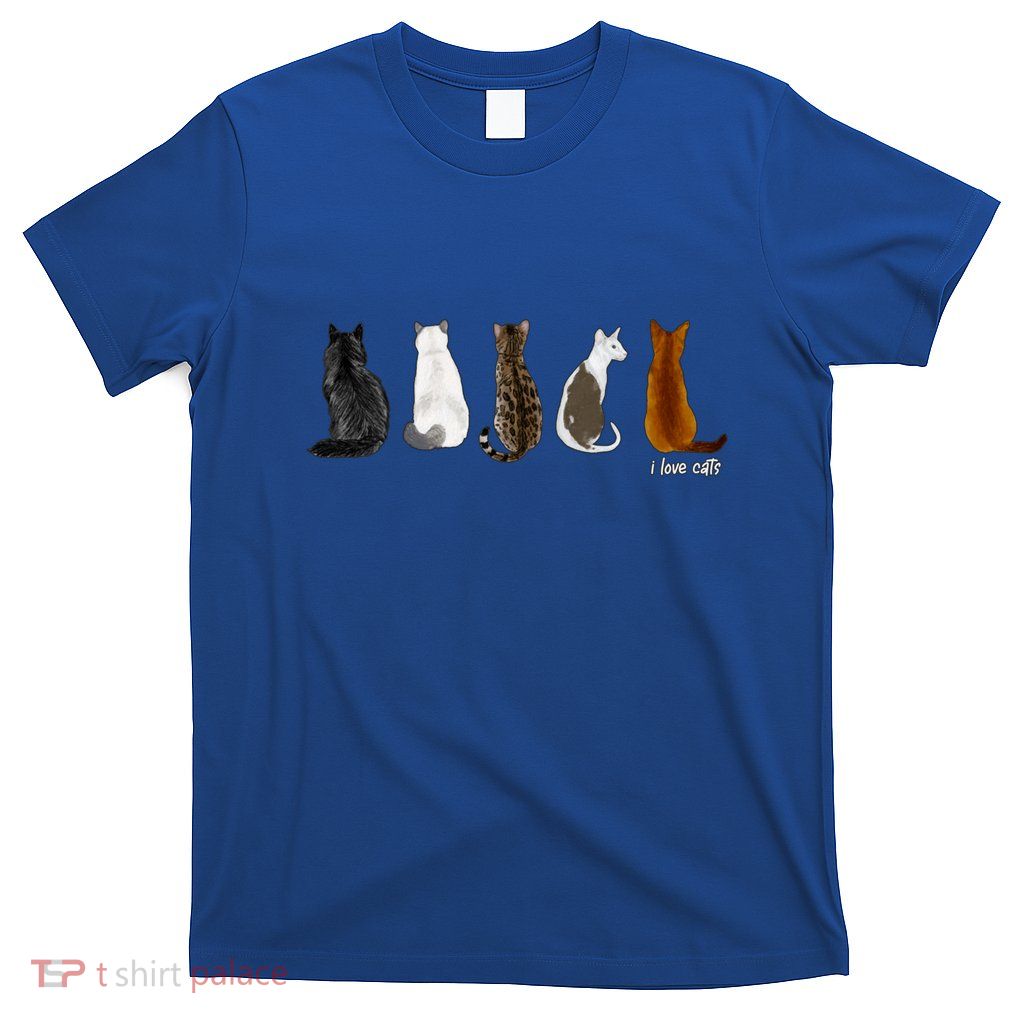 I Love Cats For Cat Lovers Gift T-Shirt