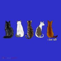 I Love Cats For Cat Lovers Gift T-Shirt
