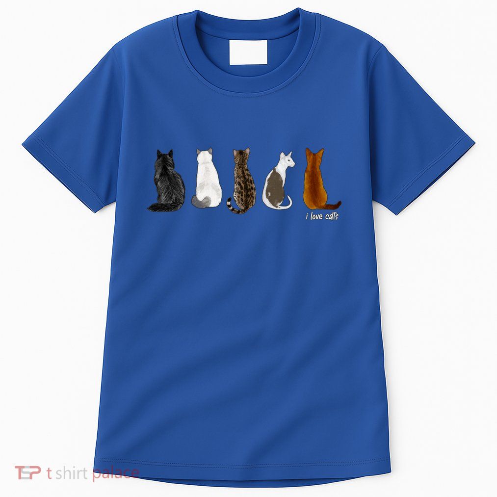 I Love Cats For Cat Lovers Gift Tall T-Shirt