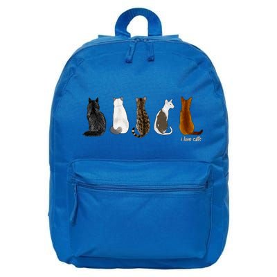I Love Cats For Cat Lovers Gift 16 in Basic Backpack