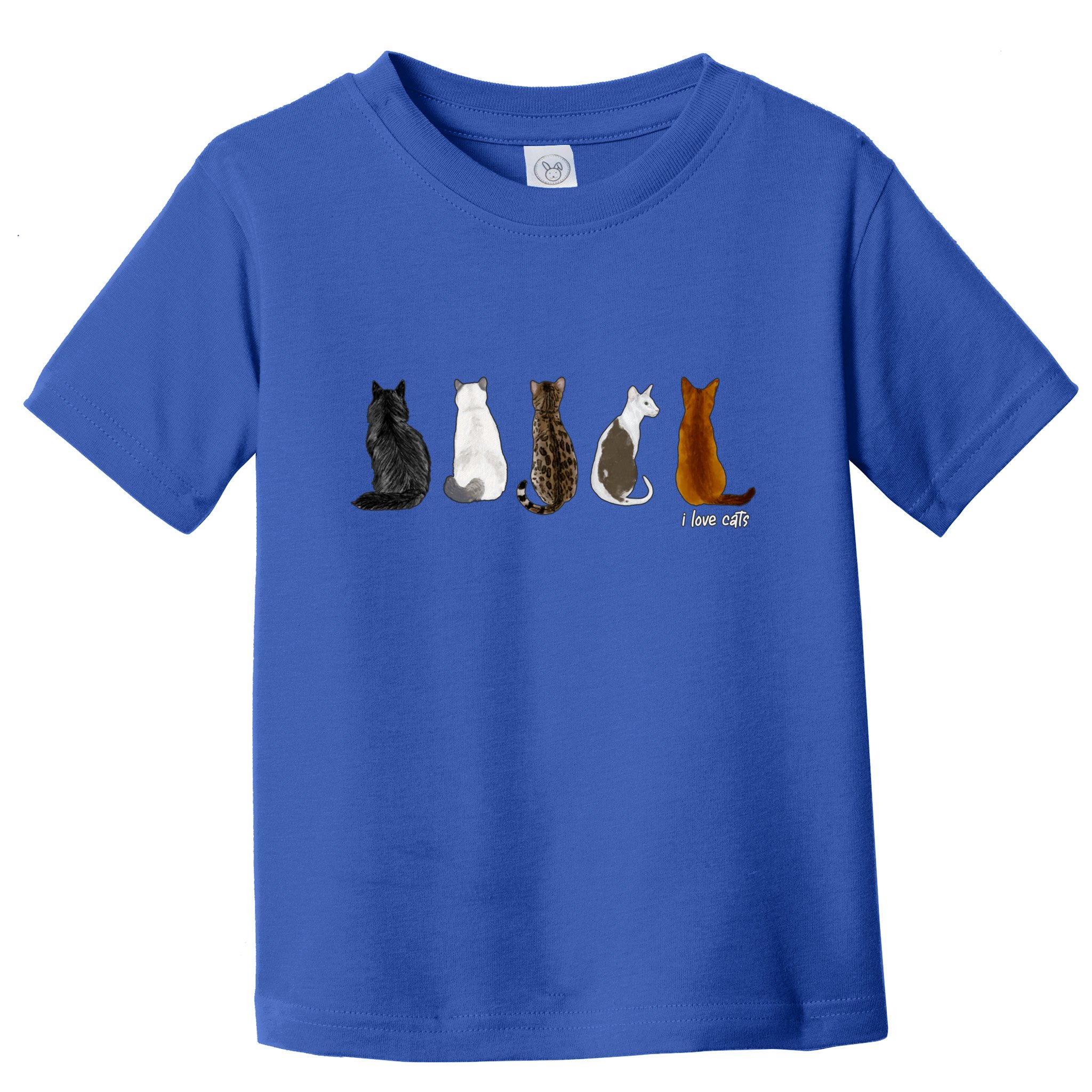 I Love Cats For Cat Lovers Gift Toddler T-Shirt