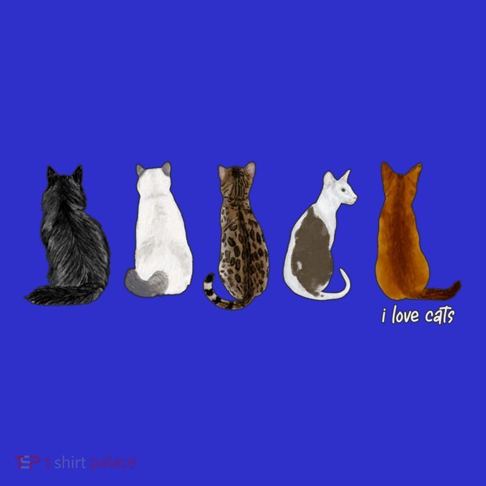 I Love Cats For Cat Lovers Gift Kids T-Shirt