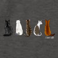 I Love Cats For Cat Lovers Gift Vector Backpack