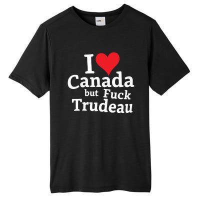 I Love Canada But Fuck Trudeau Tall Fusion ChromaSoft Performance T-Shirt