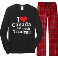 I Love Canada But Fuck Trudeau Long Sleeve Pajama Set