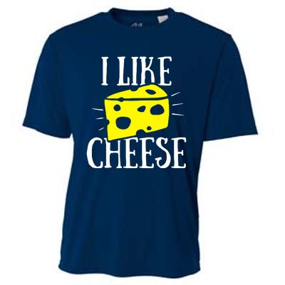 I Like Cheese Cooling Performance Crew T-Shirt