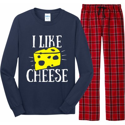 I Like Cheese Long Sleeve Pajama Set