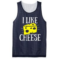 I Like Cheese Mesh Reversible Basketball Jersey Tank